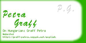 petra graff business card